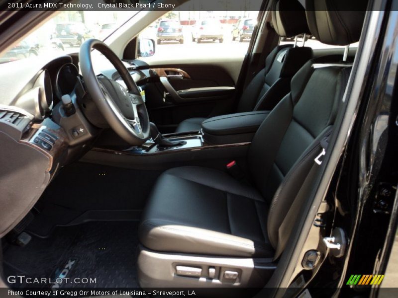 Crystal Black Pearl / Ebony 2011 Acura MDX Technology