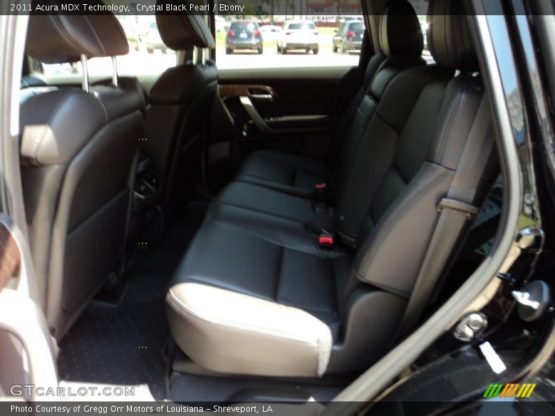 Crystal Black Pearl / Ebony 2011 Acura MDX Technology