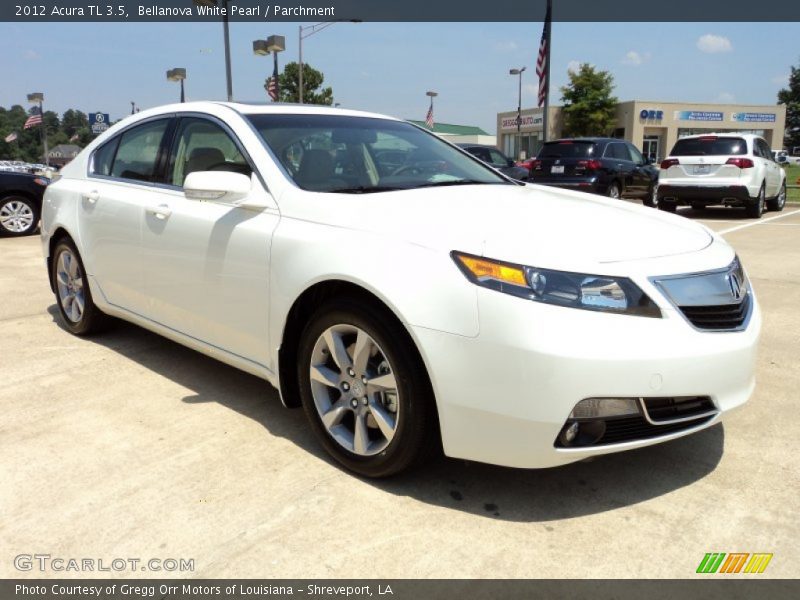 Bellanova White Pearl / Parchment 2012 Acura TL 3.5