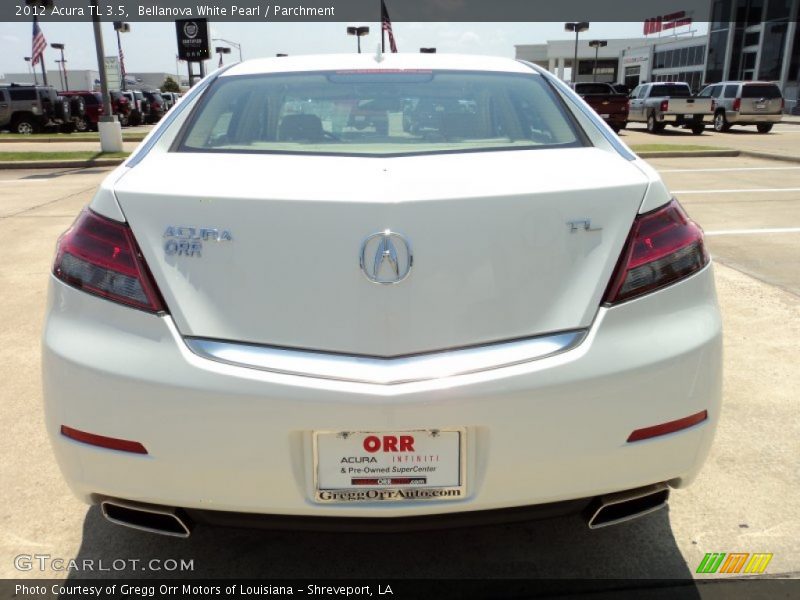 Bellanova White Pearl / Parchment 2012 Acura TL 3.5