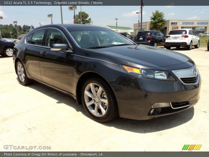Graphite Luster Metallic / Ebony 2012 Acura TL 3.5 Technology