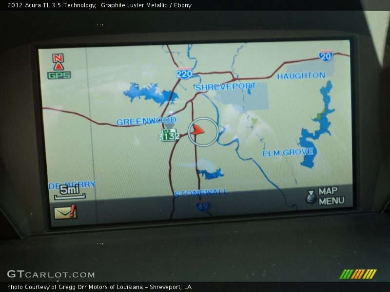 Navigation of 2012 TL 3.5 Technology