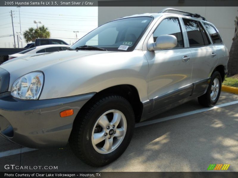 Smart Silver / Gray 2005 Hyundai Santa Fe LX 3.5