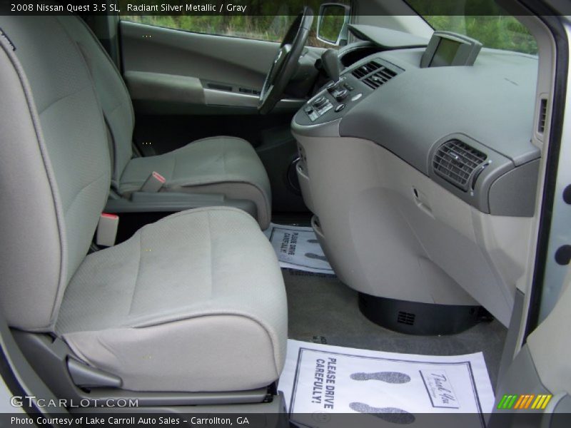 Radiant Silver Metallic / Gray 2008 Nissan Quest 3.5 SL