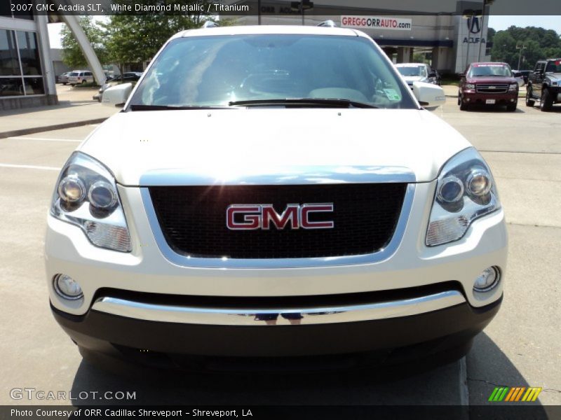 White Diamond Metallic / Titanium 2007 GMC Acadia SLT