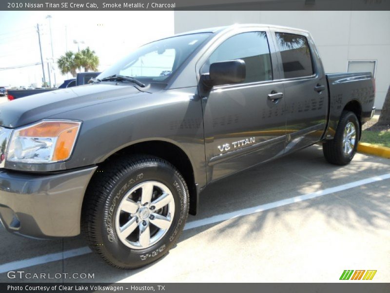 Smoke Metallic / Charcoal 2010 Nissan Titan SE Crew Cab