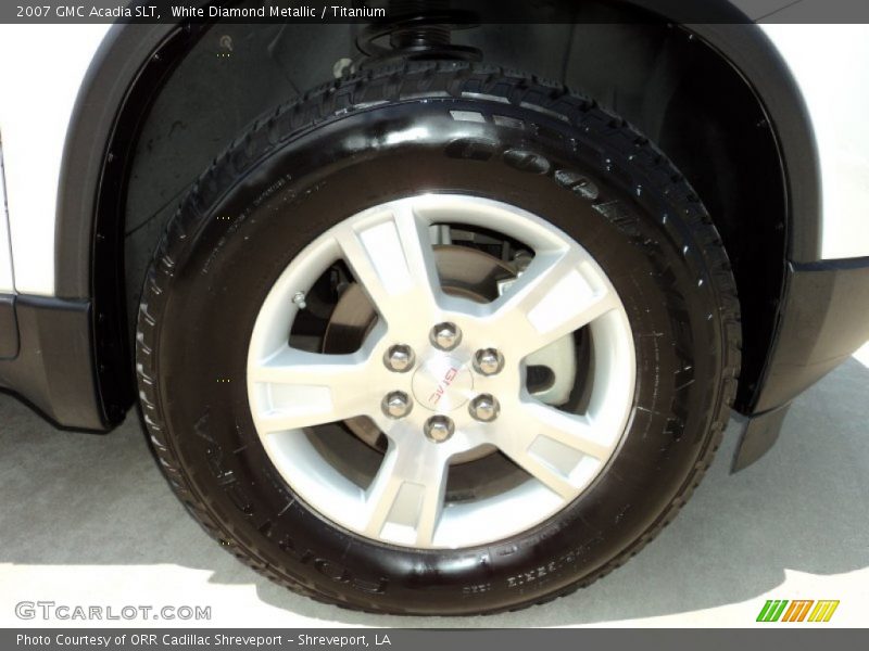 White Diamond Metallic / Titanium 2007 GMC Acadia SLT