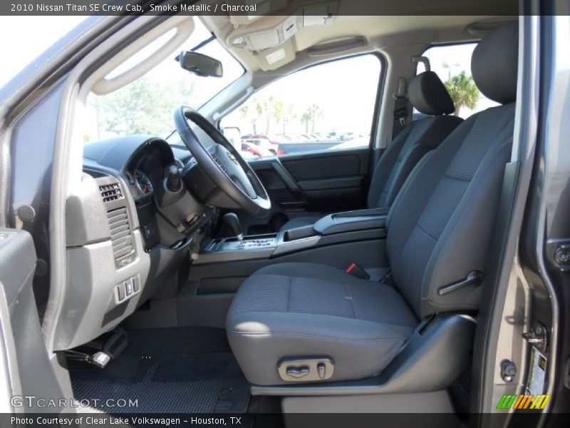 Smoke Metallic / Charcoal 2010 Nissan Titan SE Crew Cab