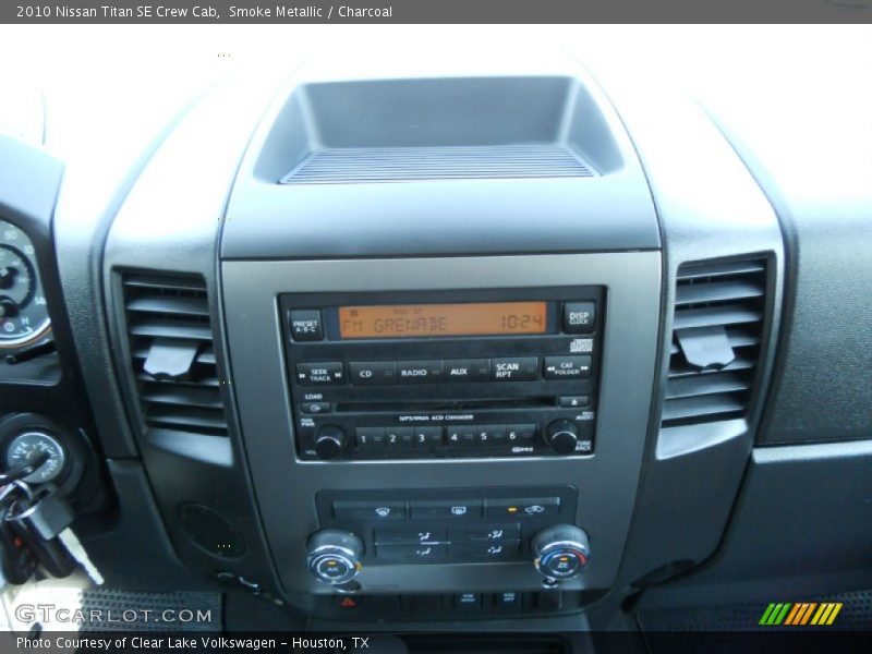 Smoke Metallic / Charcoal 2010 Nissan Titan SE Crew Cab