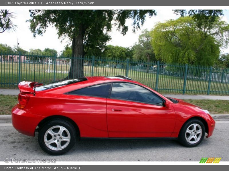 Absolutely Red / Black/Silver 2002 Toyota Celica GT