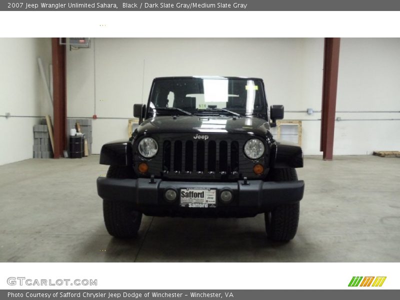 Black / Dark Slate Gray/Medium Slate Gray 2007 Jeep Wrangler Unlimited Sahara