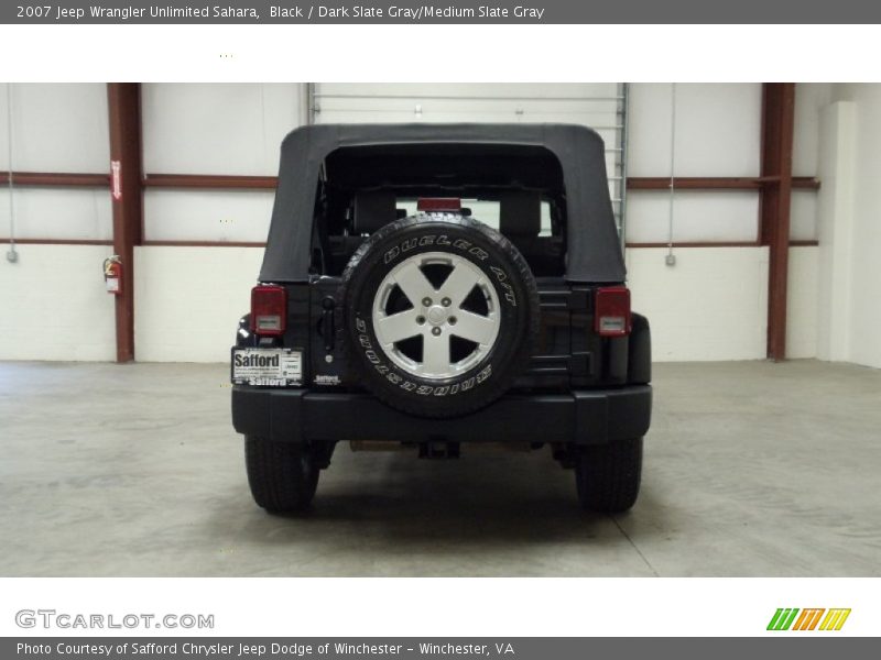 Black / Dark Slate Gray/Medium Slate Gray 2007 Jeep Wrangler Unlimited Sahara