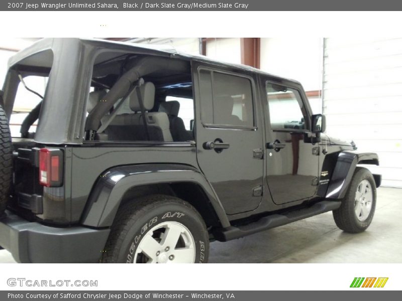 Black / Dark Slate Gray/Medium Slate Gray 2007 Jeep Wrangler Unlimited Sahara