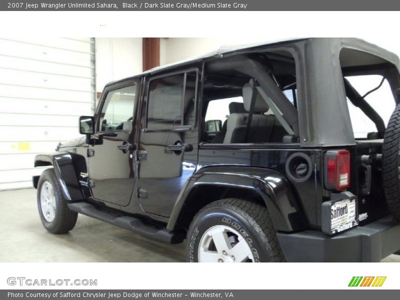 Black / Dark Slate Gray/Medium Slate Gray 2007 Jeep Wrangler Unlimited Sahara