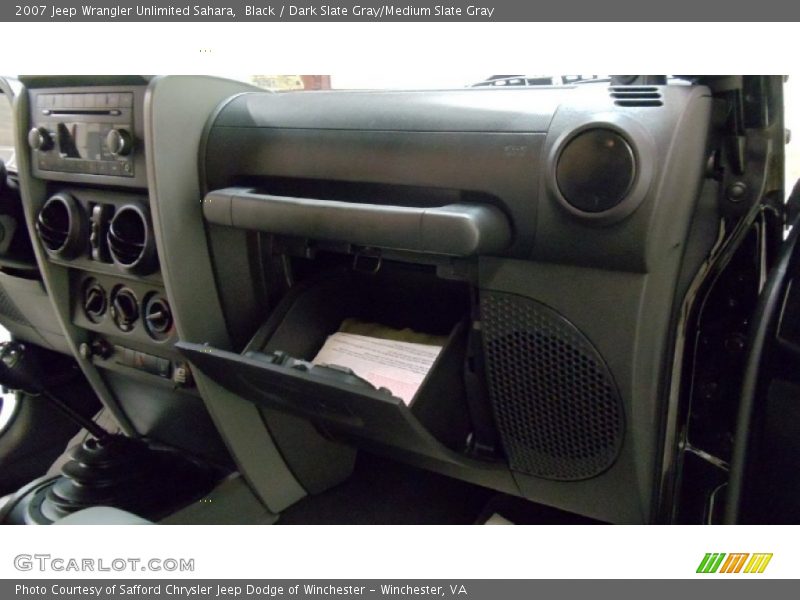 Black / Dark Slate Gray/Medium Slate Gray 2007 Jeep Wrangler Unlimited Sahara