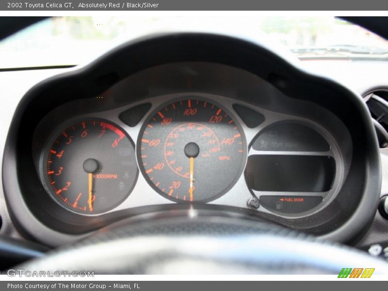 Absolutely Red / Black/Silver 2002 Toyota Celica GT