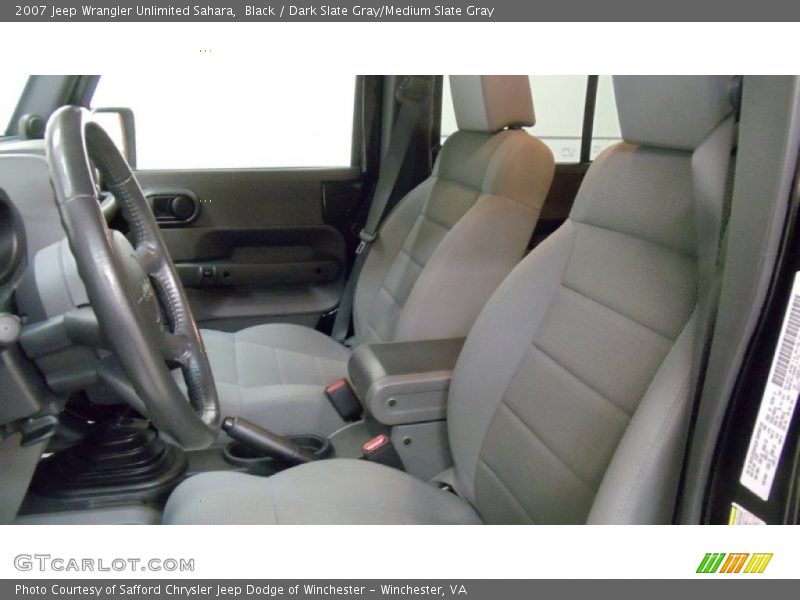 Black / Dark Slate Gray/Medium Slate Gray 2007 Jeep Wrangler Unlimited Sahara