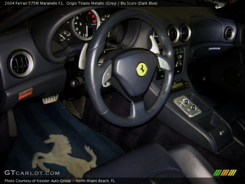 Grigio Titanio Metallic (Grey) / Blu Scuro (Dark Blue) 2004 Ferrari 575M Maranello F1