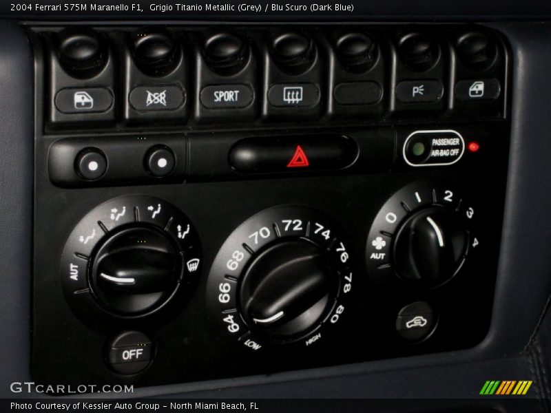 Controls of 2004 575M Maranello F1