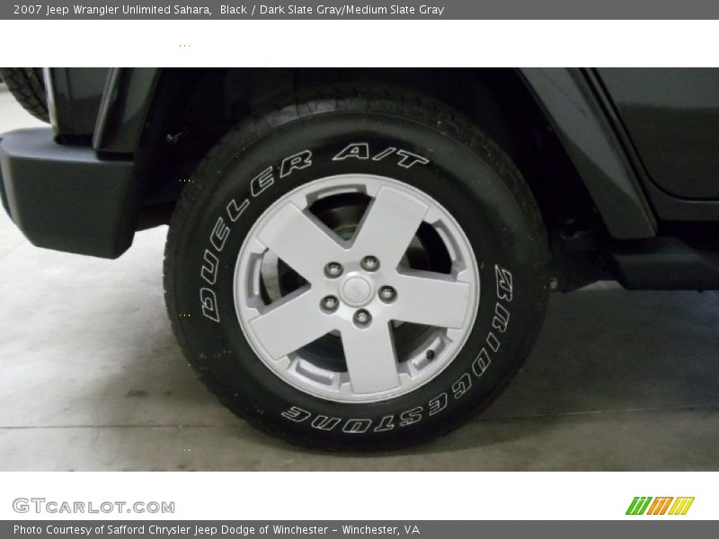 Black / Dark Slate Gray/Medium Slate Gray 2007 Jeep Wrangler Unlimited Sahara