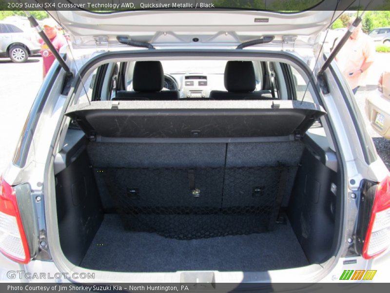 Quicksilver Metallic / Black 2009 Suzuki SX4 Crossover Technology AWD