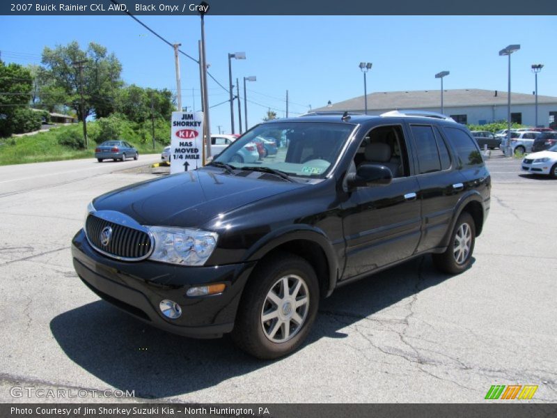 Black Onyx / Gray 2007 Buick Rainier CXL AWD