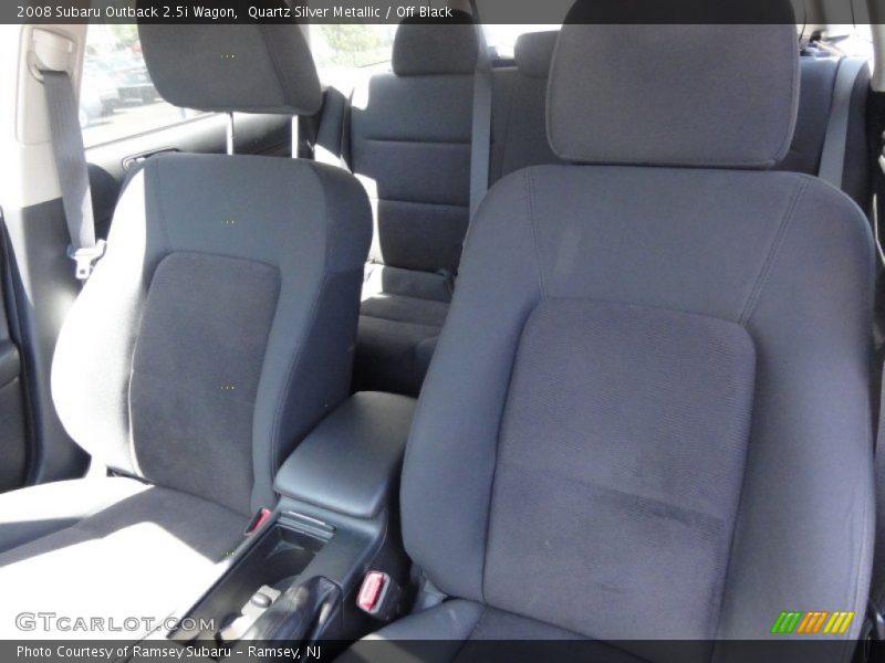 Quartz Silver Metallic / Off Black 2008 Subaru Outback 2.5i Wagon