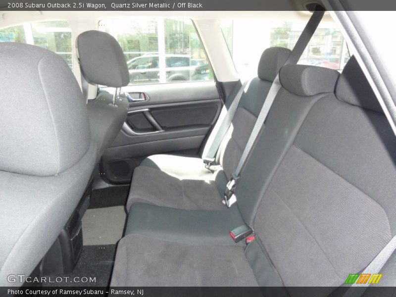 Quartz Silver Metallic / Off Black 2008 Subaru Outback 2.5i Wagon
