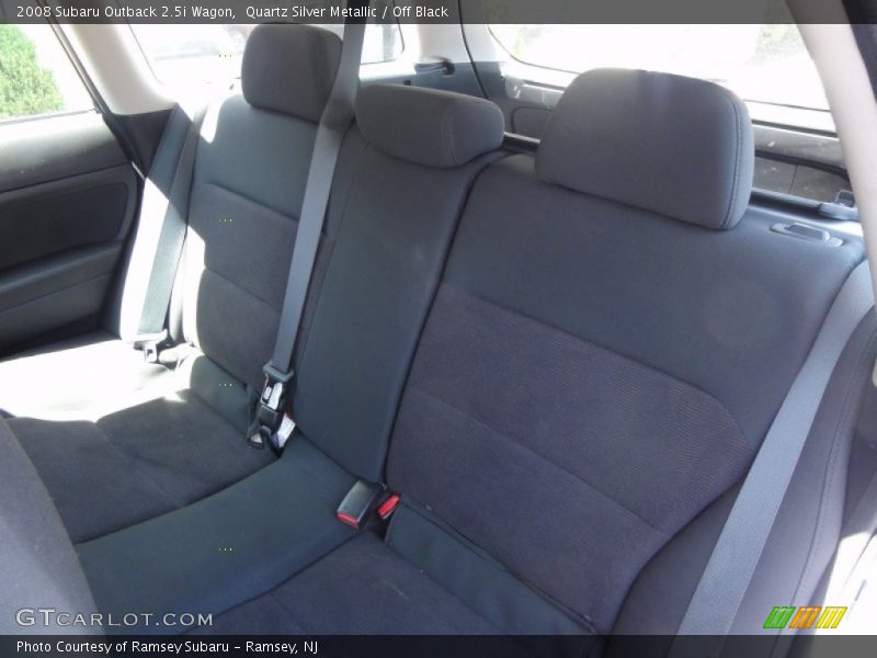 Quartz Silver Metallic / Off Black 2008 Subaru Outback 2.5i Wagon
