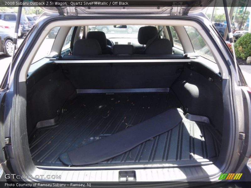 Quartz Silver Metallic / Off Black 2008 Subaru Outback 2.5i Wagon