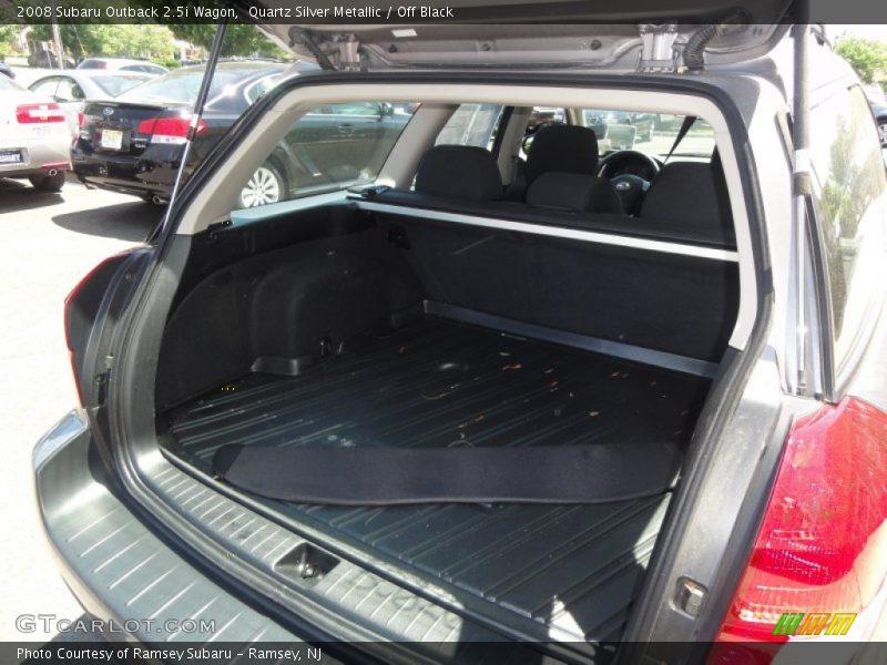 Quartz Silver Metallic / Off Black 2008 Subaru Outback 2.5i Wagon