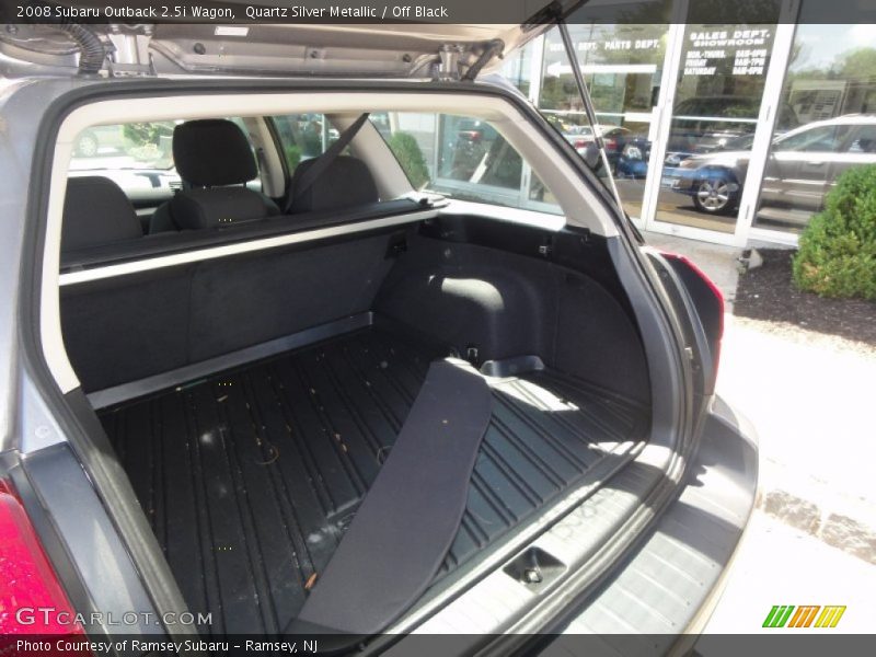 Quartz Silver Metallic / Off Black 2008 Subaru Outback 2.5i Wagon