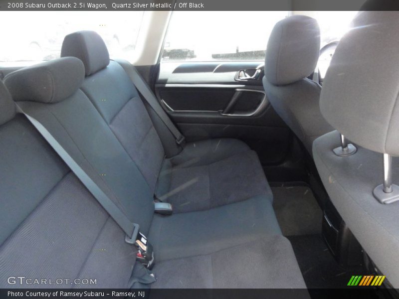 Quartz Silver Metallic / Off Black 2008 Subaru Outback 2.5i Wagon