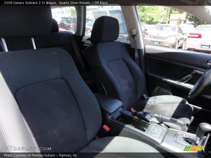 Quartz Silver Metallic / Off Black 2008 Subaru Outback 2.5i Wagon