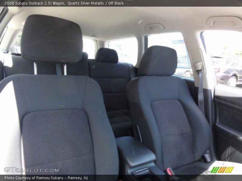 Quartz Silver Metallic / Off Black 2008 Subaru Outback 2.5i Wagon