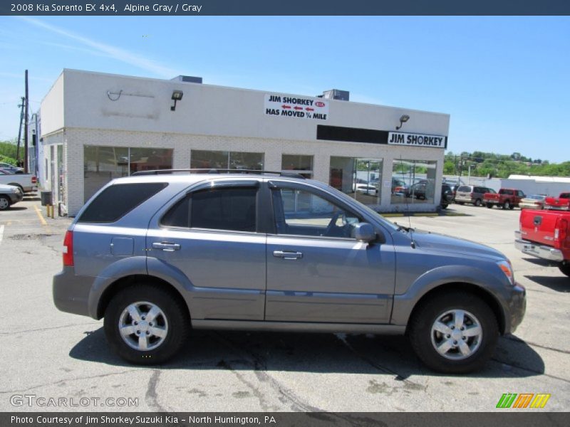 Alpine Gray / Gray 2008 Kia Sorento EX 4x4