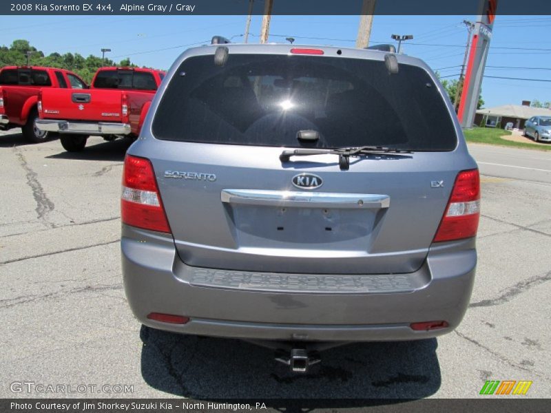 Alpine Gray / Gray 2008 Kia Sorento EX 4x4
