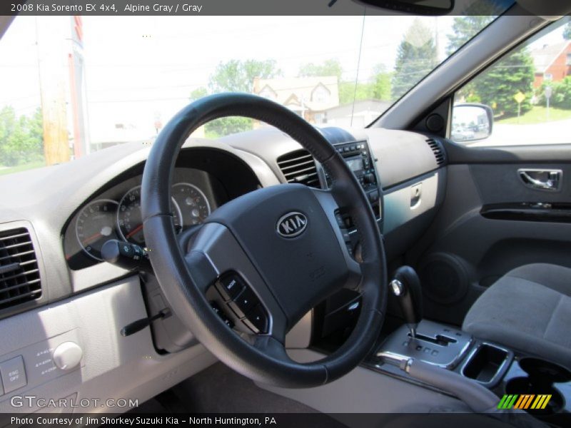 Alpine Gray / Gray 2008 Kia Sorento EX 4x4