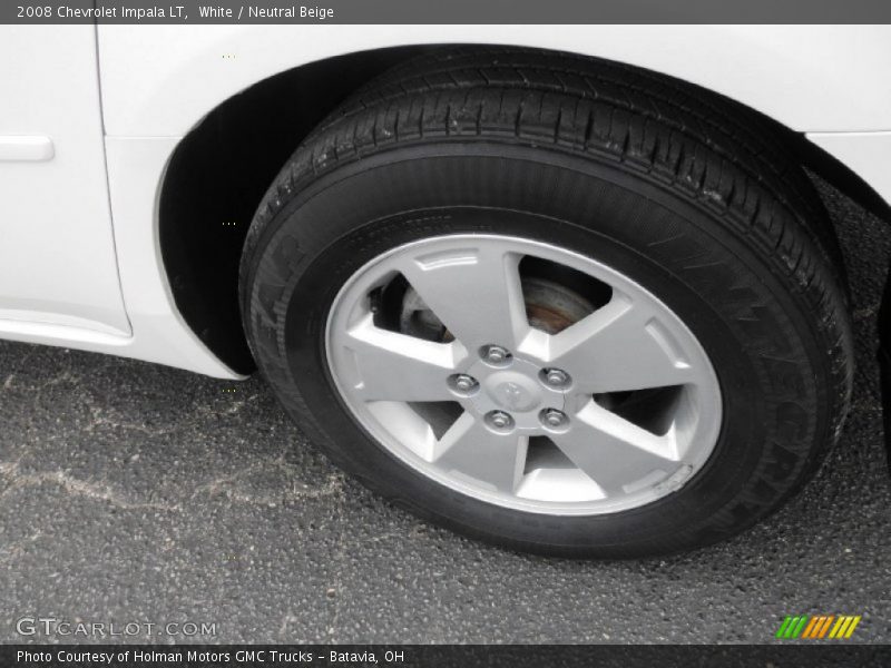 White / Neutral Beige 2008 Chevrolet Impala LT