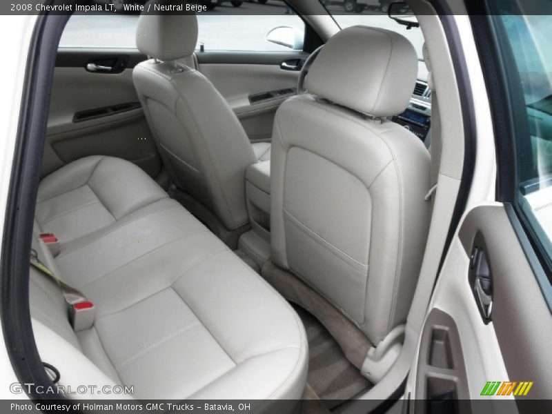 White / Neutral Beige 2008 Chevrolet Impala LT