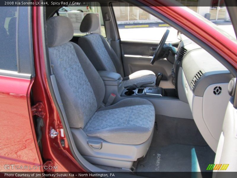 Spicy Red / Gray 2008 Kia Sorento LX 4x4
