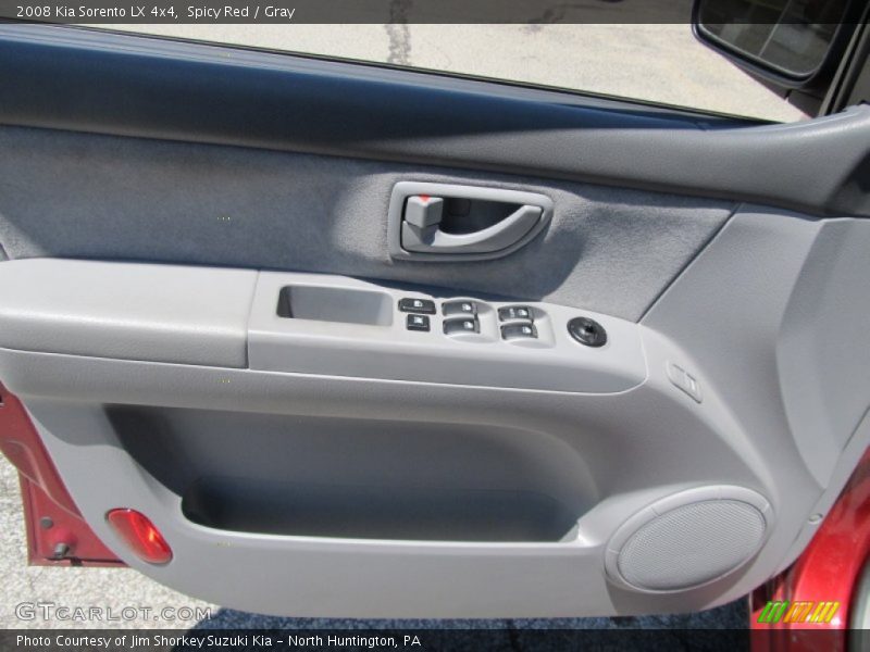 Spicy Red / Gray 2008 Kia Sorento LX 4x4