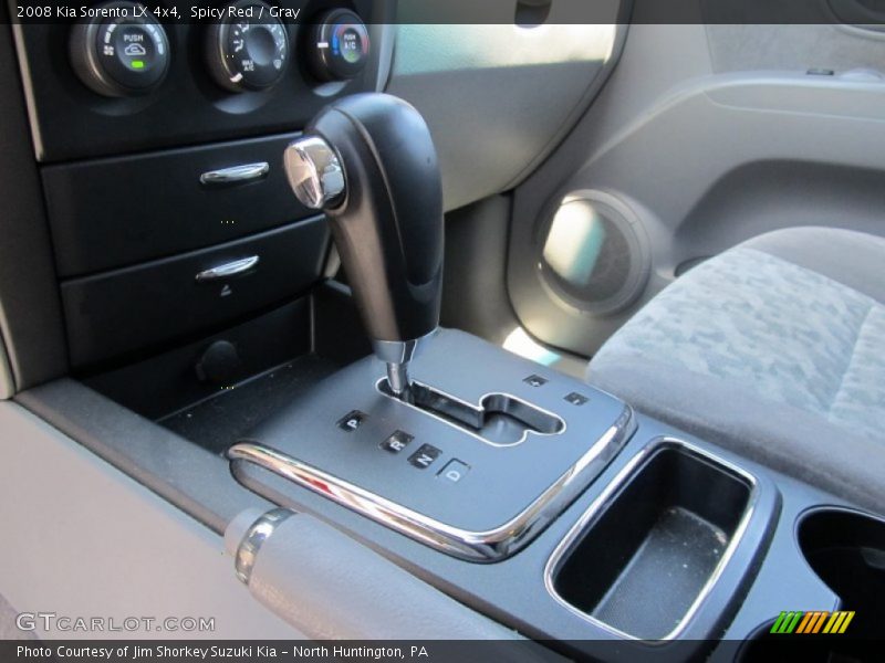 Spicy Red / Gray 2008 Kia Sorento LX 4x4