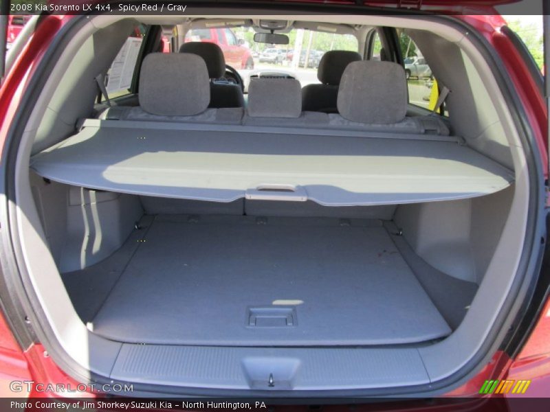 Spicy Red / Gray 2008 Kia Sorento LX 4x4