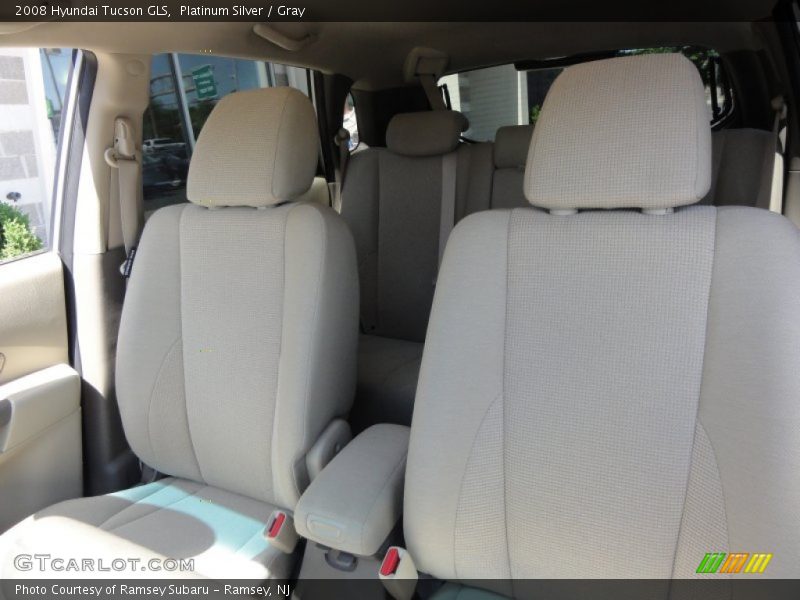 Platinum Silver / Gray 2008 Hyundai Tucson GLS
