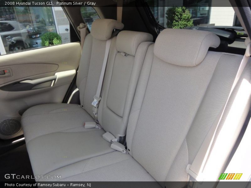 Platinum Silver / Gray 2008 Hyundai Tucson GLS