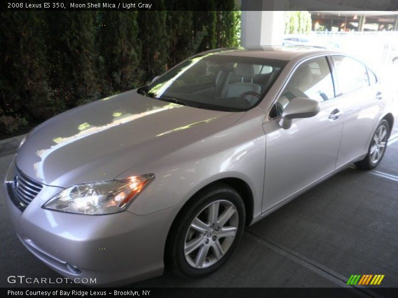 Moon Shell Mica / Light Gray 2008 Lexus ES 350