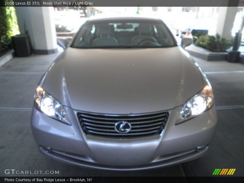 Moon Shell Mica / Light Gray 2008 Lexus ES 350