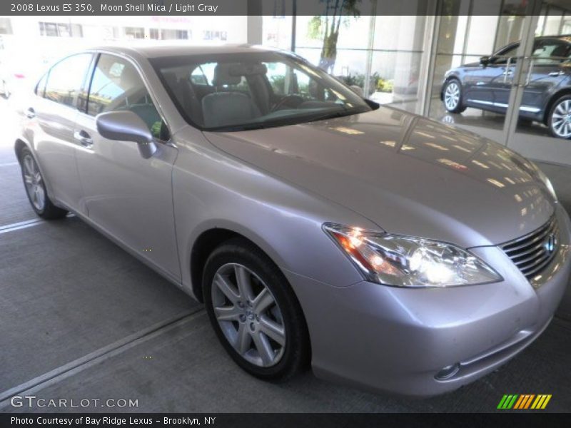 Moon Shell Mica / Light Gray 2008 Lexus ES 350
