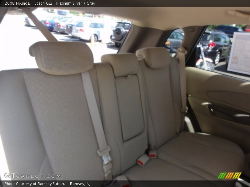 Platinum Silver / Gray 2008 Hyundai Tucson GLS